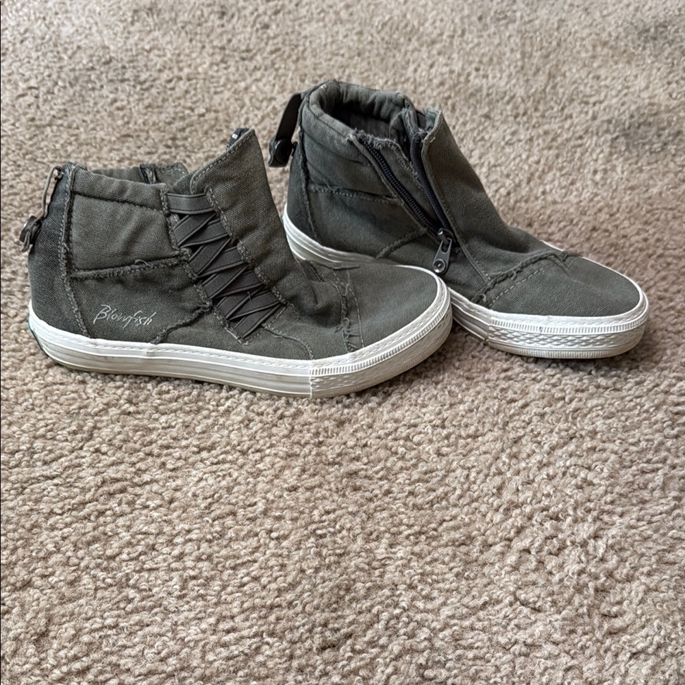 Blowfish Charcoal High-Top Sneakers